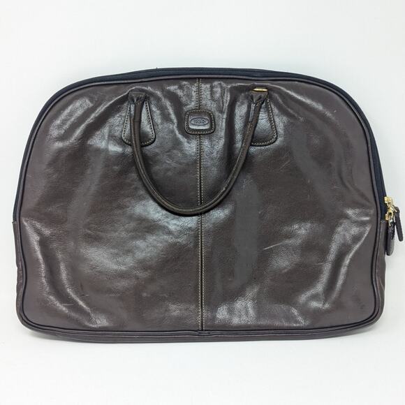 Bric's Leather Top Handle Messenger Bag Brown - Picture 16 of 16